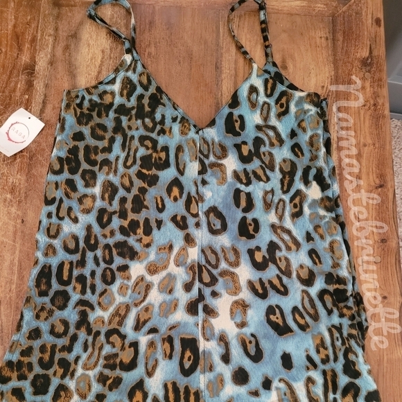 NWOT Raga Anthropologie  Wide Leg Jumpsuit Leopard Cheetah Print - Picture 8 of 10